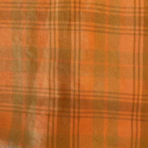 Pendleton - Surf Pendleton Cotton Orange Plaid Men’s XXL Long Sleeve Shirt - Picture 7 of 7